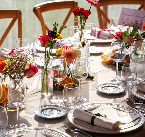Table fleurie pour les grands événements
