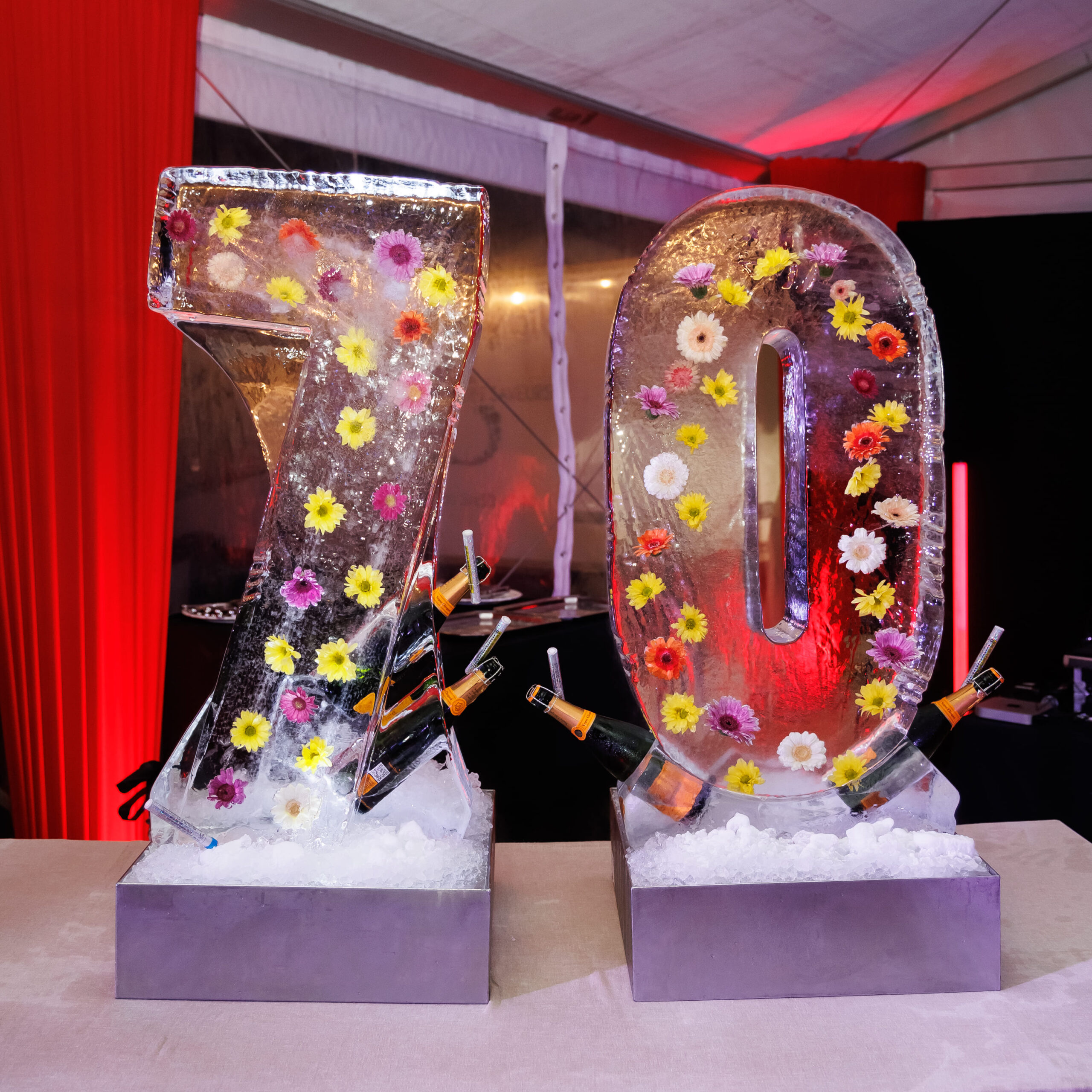 Décoration sculpture de glace