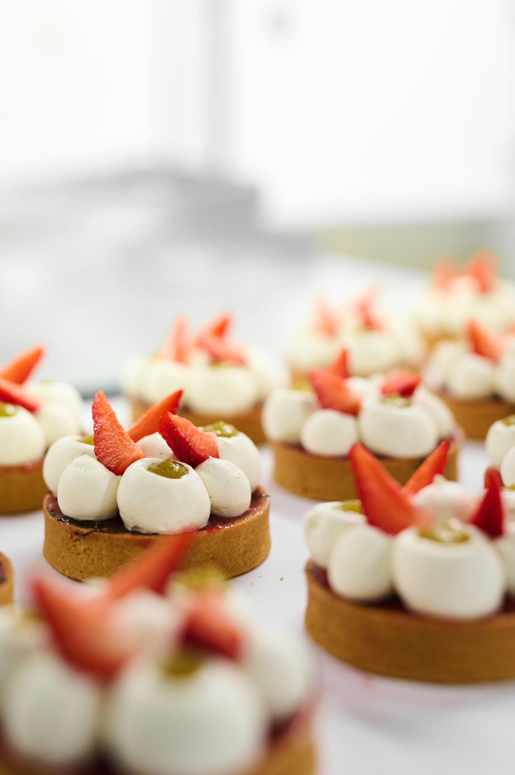 Dessert haut de gamme tartelette fraise