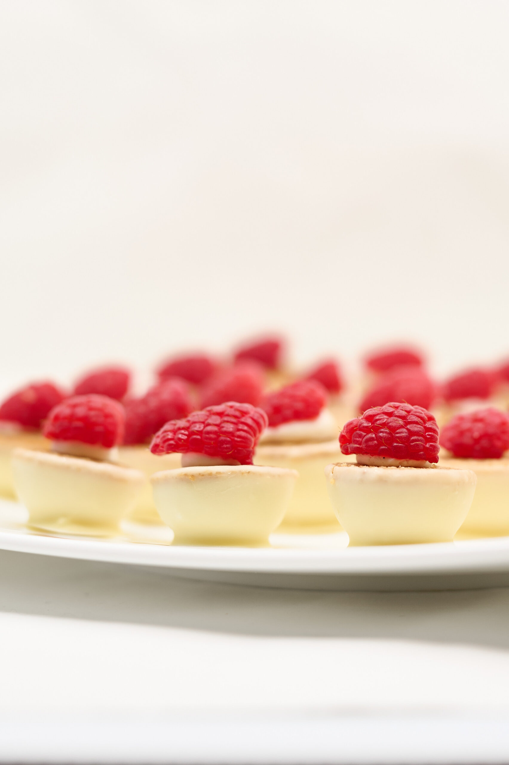 Pièce cocktail douceur litchi framboise