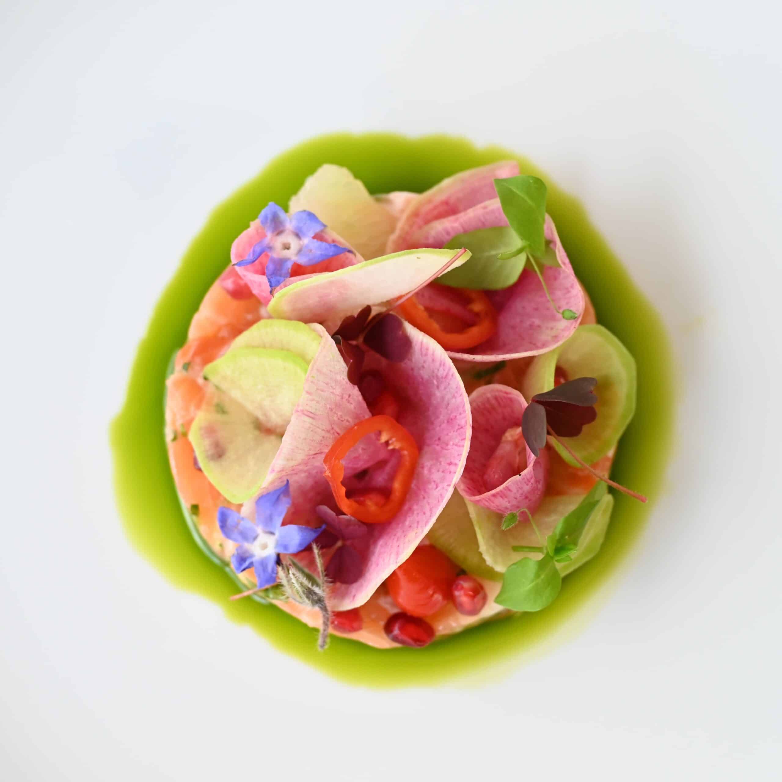 Entrée traiteur gastronomique