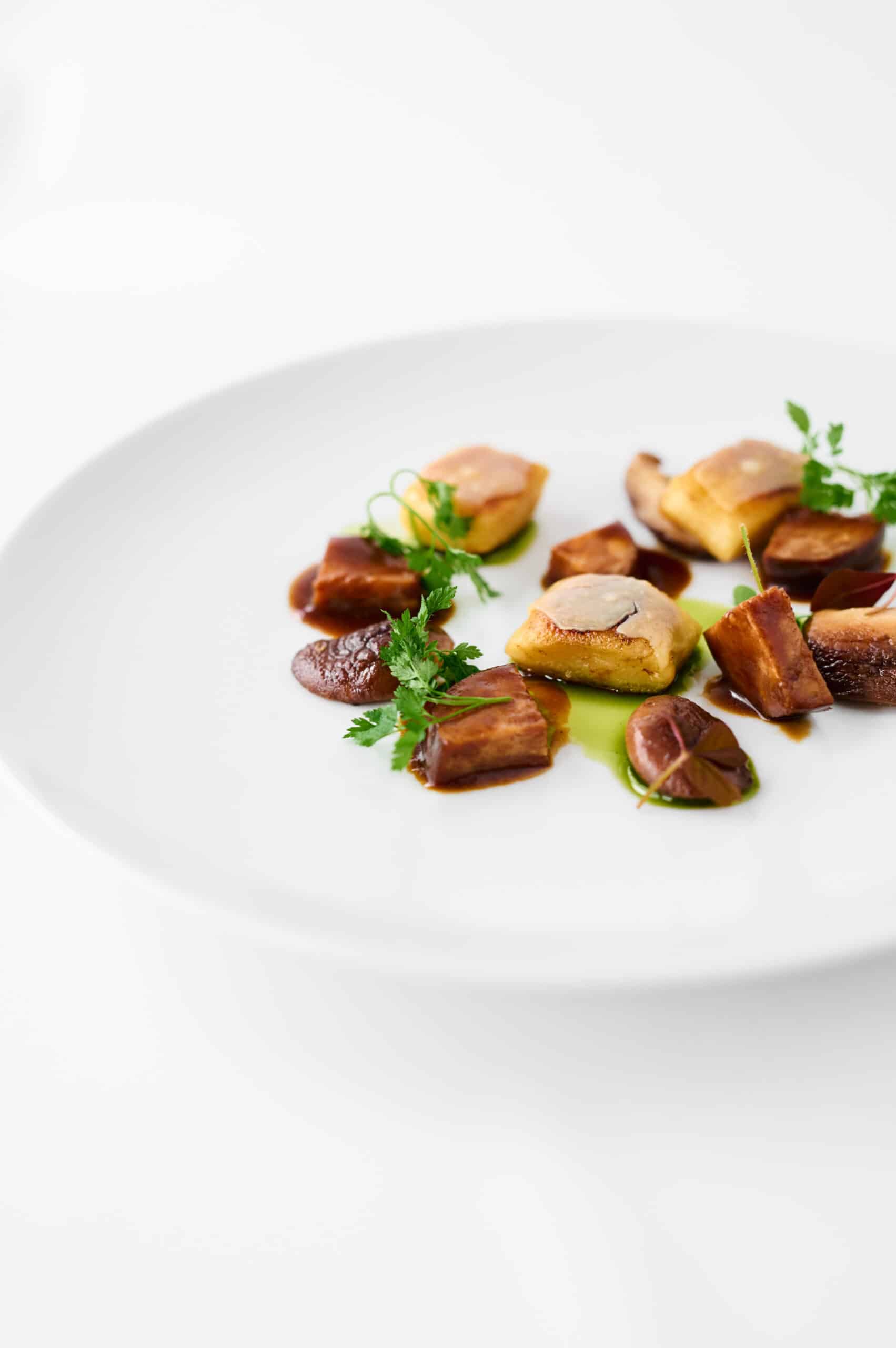 Assiette gastronomique haut de gamme